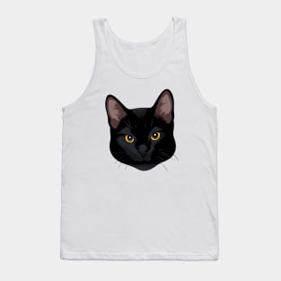 Cute Black Cat Tank Top